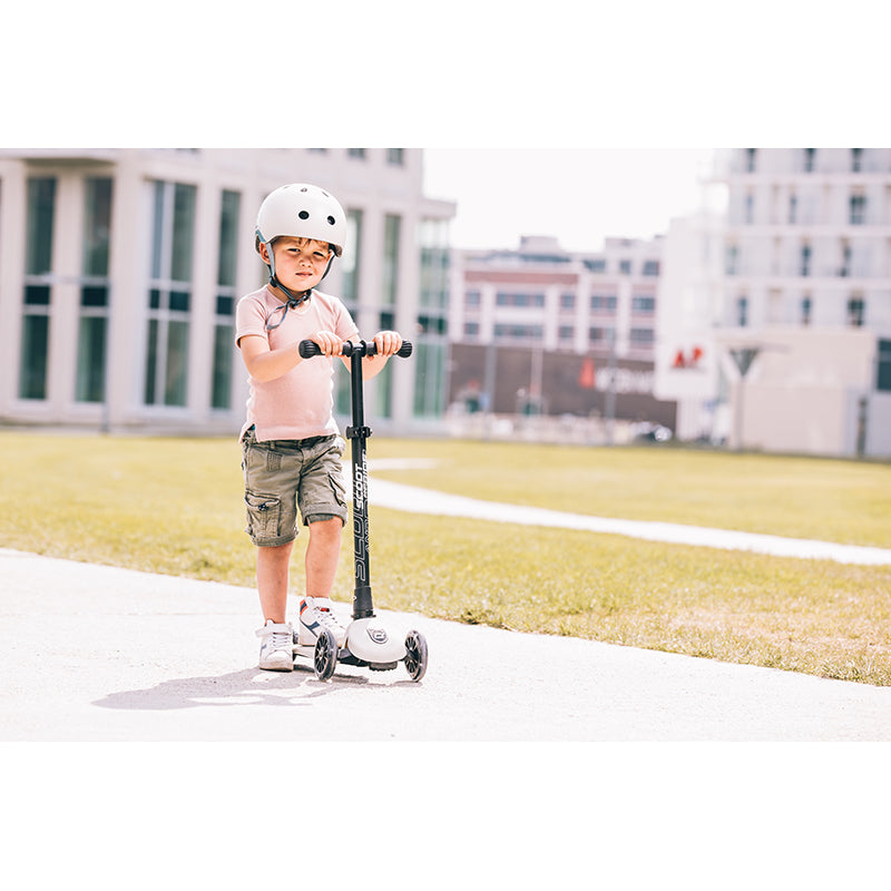 Scoot and Ride Highway Kick 3, sparkcykel – LED Ash