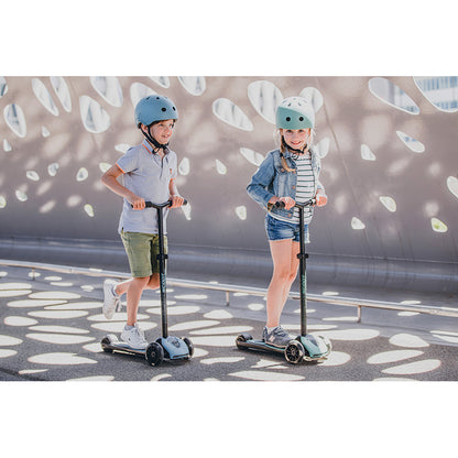Scoot and Ride Highway Kick 5, sparkcykel - LED Peach