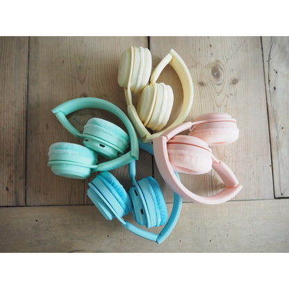 Lalarma trådlösa hörlurar m. max 85 D, Gul