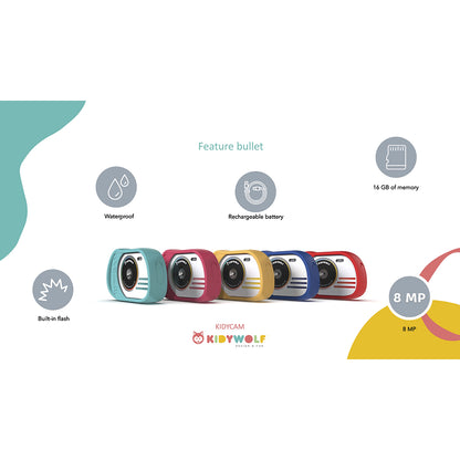 Kidycam barnkamera, 32 GB, vattentät - Orange