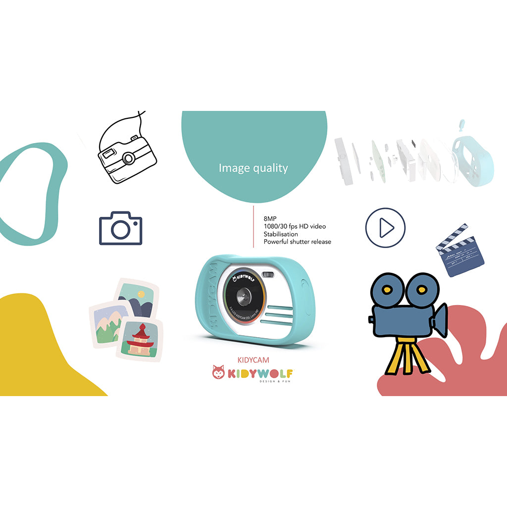 Kidycam barnkamera, 32 GB, vattentät - Rosa