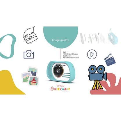 Kidycam barnkamera, 32 GB, vattentät - Rosa