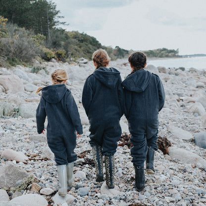 Karmameju overall för barn, fleece - stl. 3-10 år