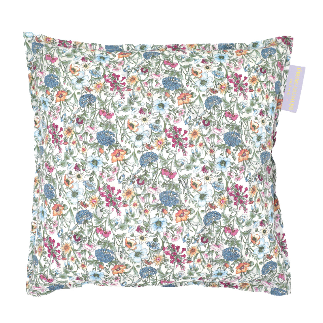 Lirum Larum Leg Mini, Liberty kudde, 40 x 40 cm - Sommar