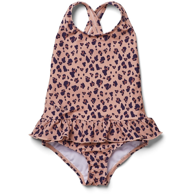 Liewood UV-baddräkt Amara, Mini leo/coral blush - Str. 80-134 cm