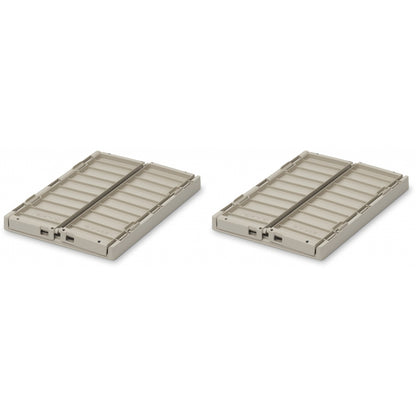Liewood Weston vikbar låda S, 2-pack - Sandy