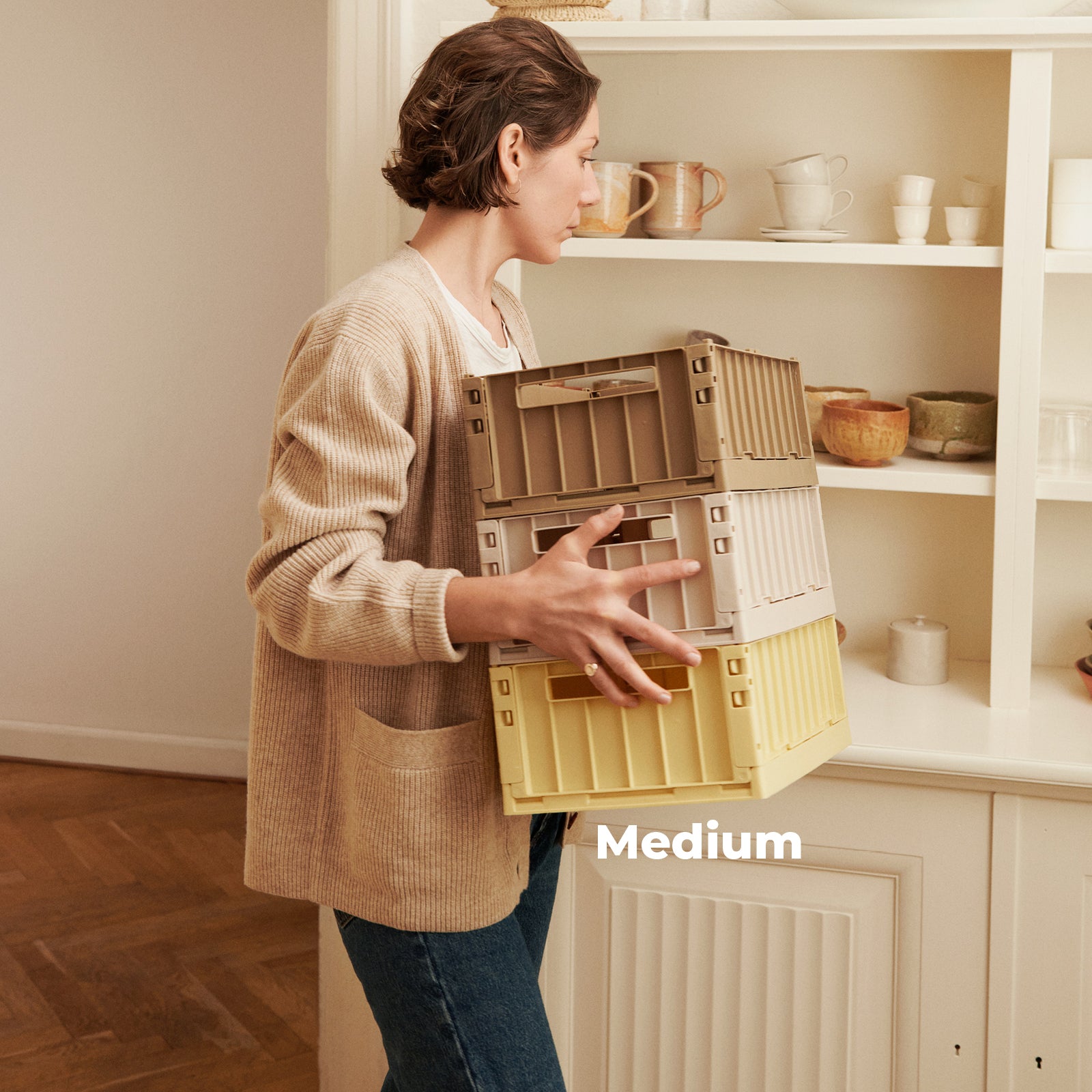 Liewood Weston foldekasse M, 2-pack - Sandy