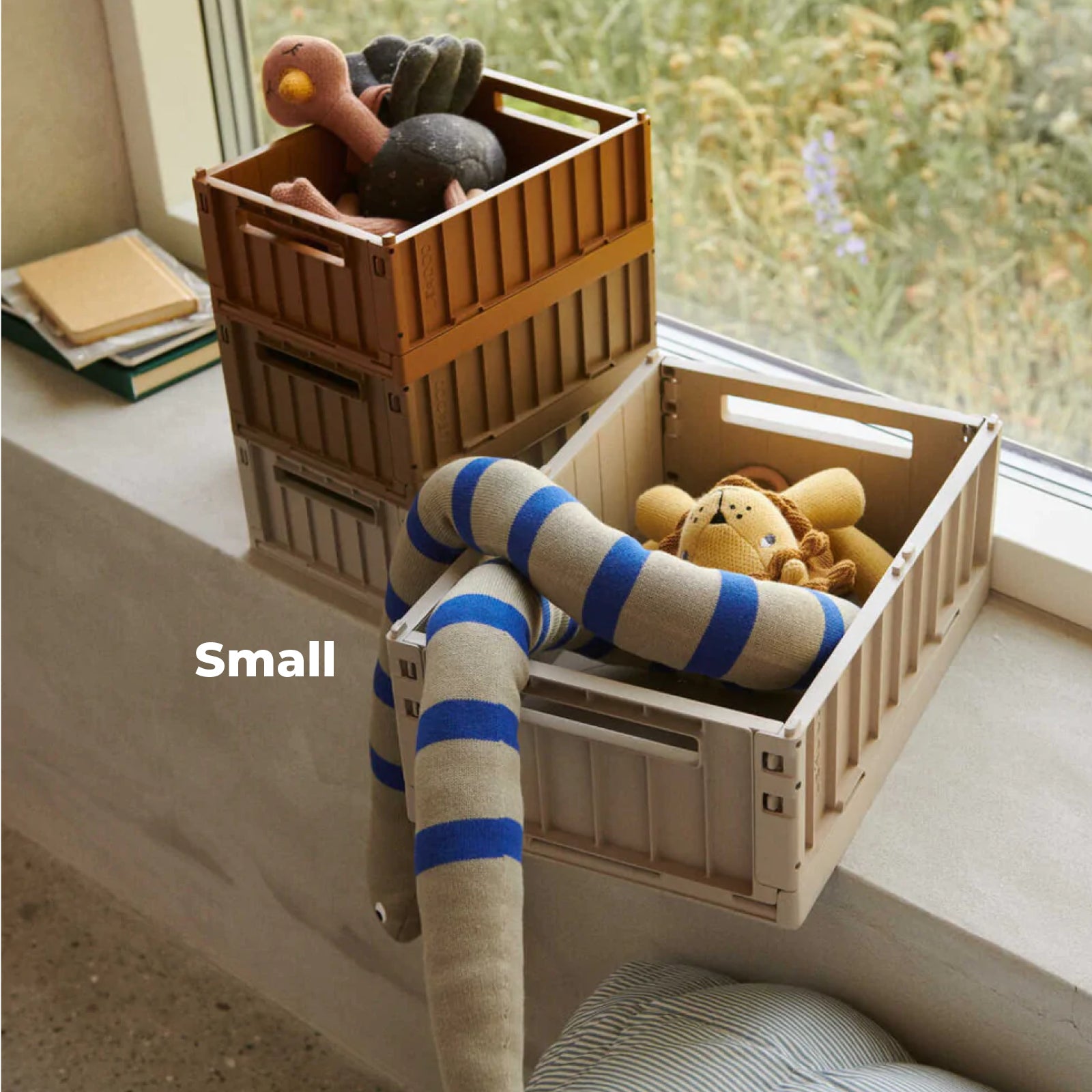 Liewood Weston vikbar låda S, 2-pack - Sandy