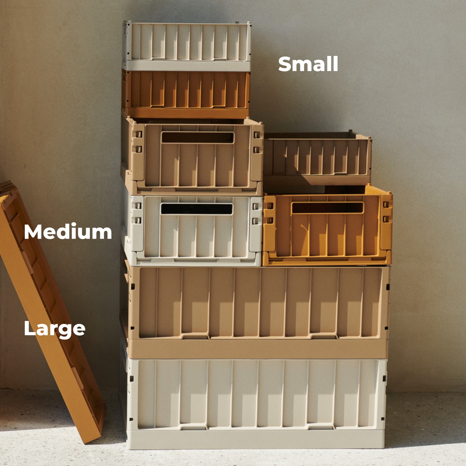 Liewood Weston foldekasse M, 2-pack - Sandy