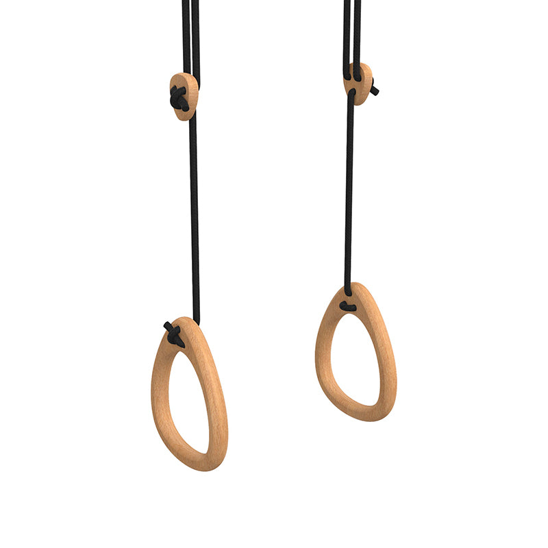 Lillagunga gymnastikringe, Oak - Black
