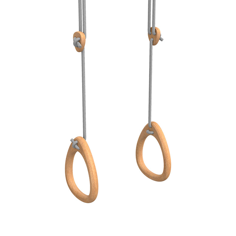 Lillagunga gymnastikringe, Oak - Grey