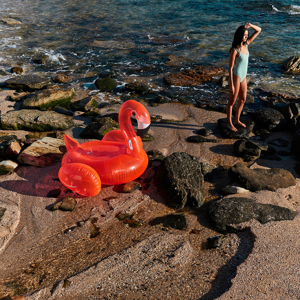 Sunnylife badleksak, Flamingo badleksak Rosie vattenmelon – Från 6 år