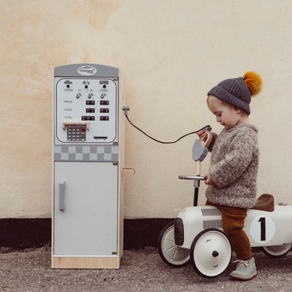 Vilac gåbil i metall, råvit