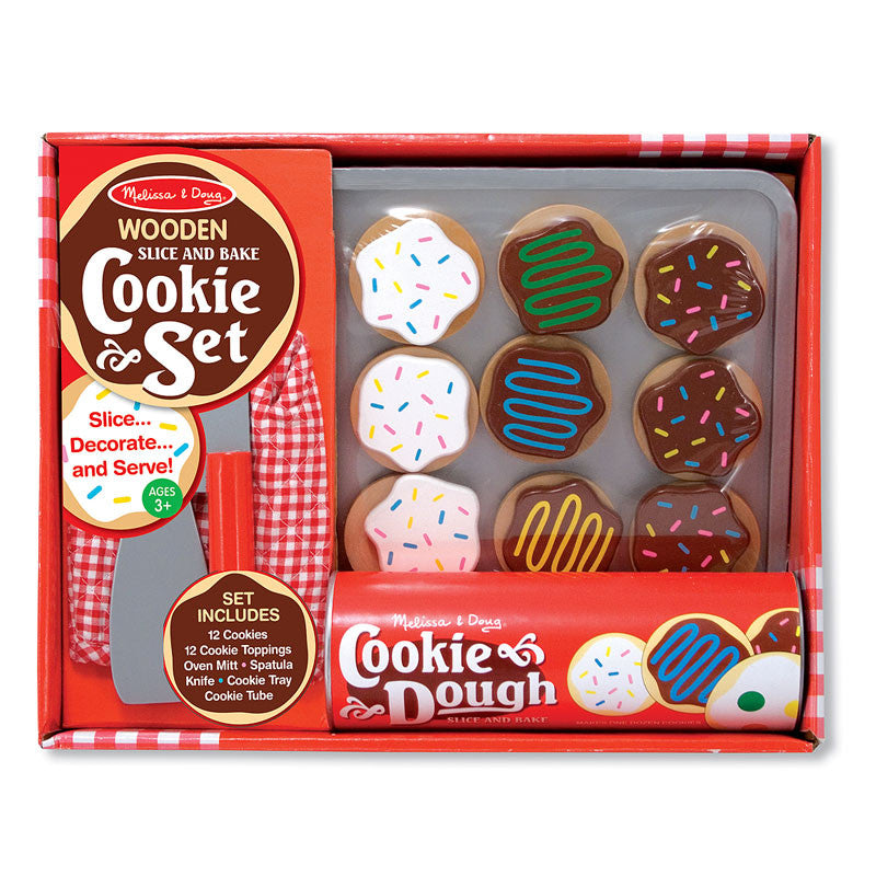 Kakor för att skära och baka, 12 st i trä