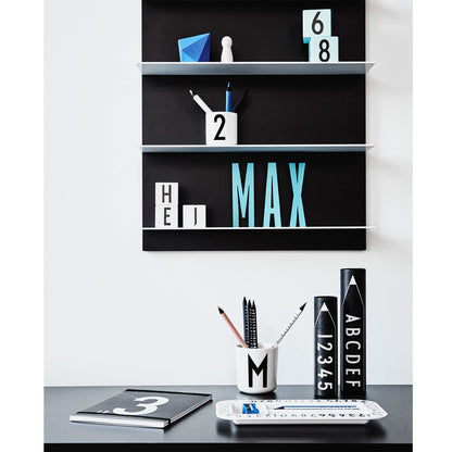 Design Letters träbokstav, A - Å - Grå