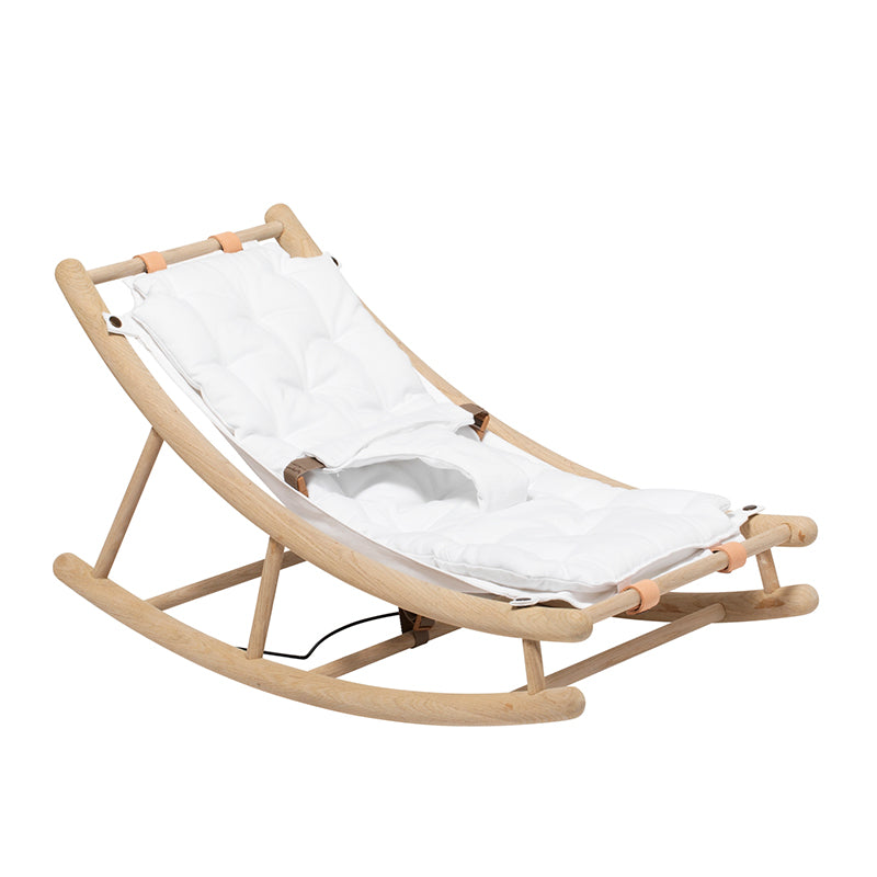 Oliver Furniture, Wood Baby &amp; junior vippestol - Ek/vit