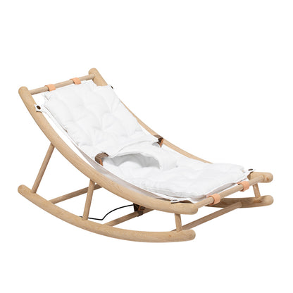 Oliver Furniture, Wood Baby &amp; junior vippestol - Ek/vit