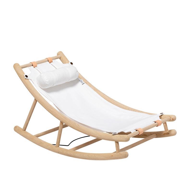 Oliver Furniture, Wood Baby &amp; junior vippestol - Ek/vit