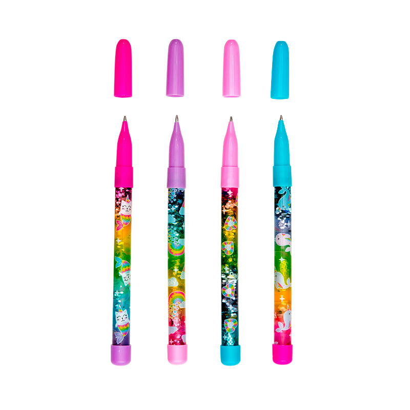 Ooly Glitterwand, Kulspetspenna med flytande glitter – ass. modell