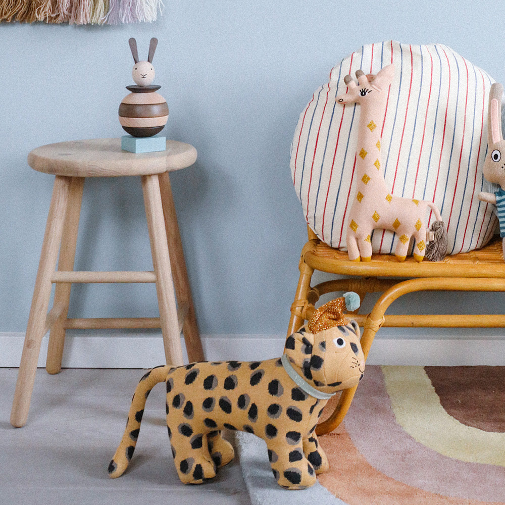 OYOY Mjukisdjur, Baby Guggi Giraff - Rosa/Amber