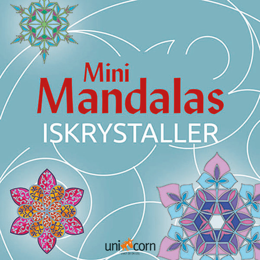 Mandalas malebog mini, iskrystal