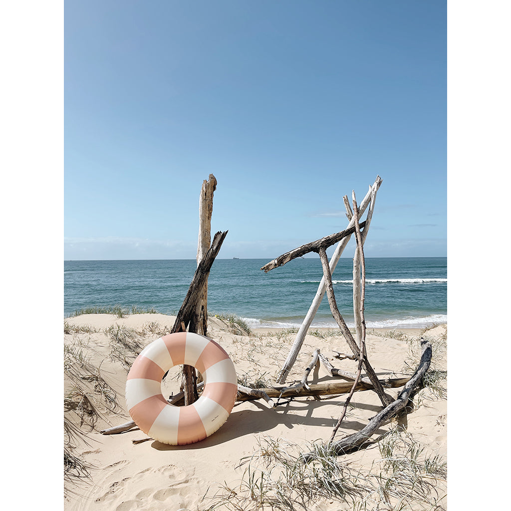 Petites Pommes, Badering, Olivia Peach daisy, Ø: 45 cm – För barn 1–3 år