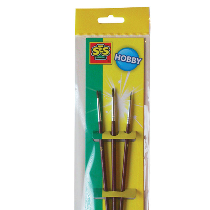 Penselsæt , 3 pensler