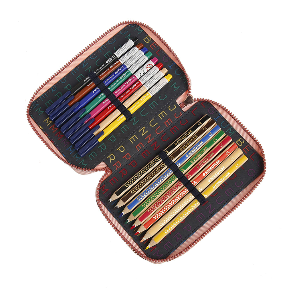 Jeune Premier Pennfodral med innehåll, Lady Gadget pink