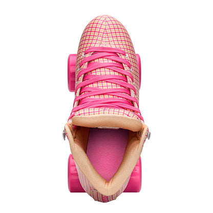 Impala rullskridskor för barn, Pink Tartan - strl. 35-40