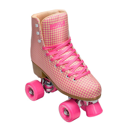 Impala rulleskøjter til børn, Pink Tartan - str. 35-40