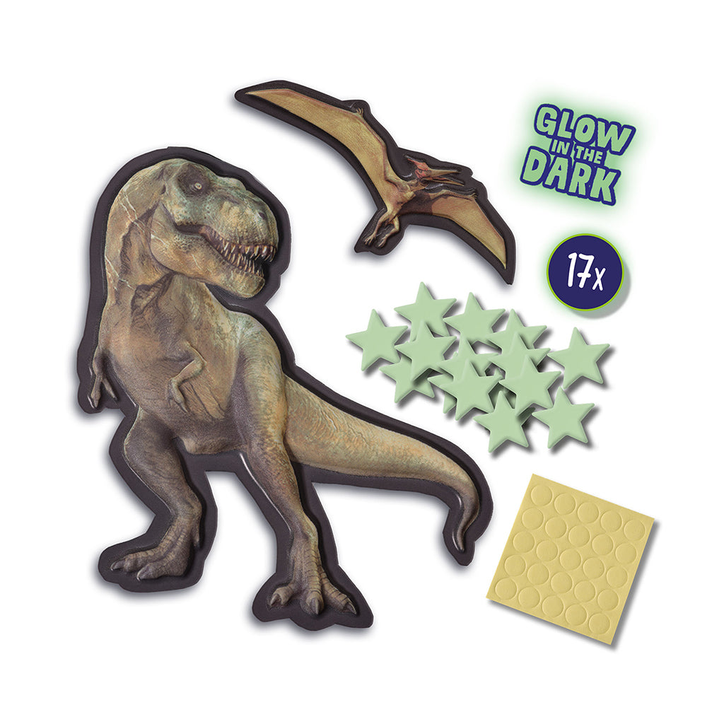 SES Creative Självlysande T-rex och Pterosaur
