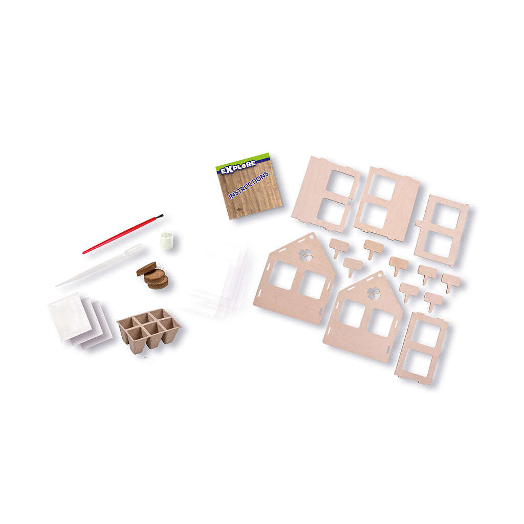 SES Creative Miniväxthus med fröer