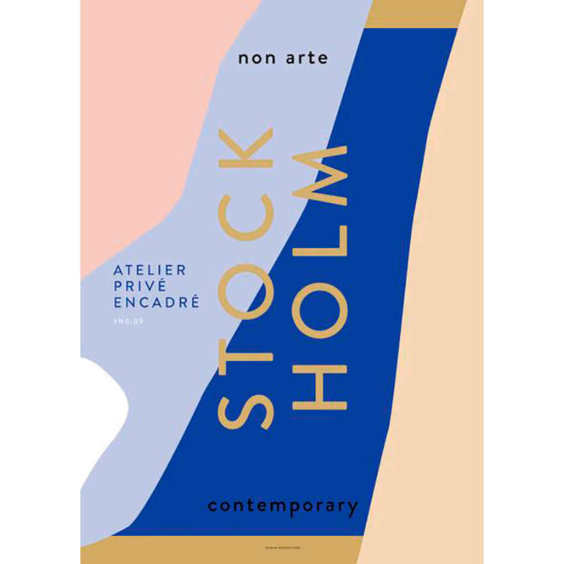 Nynne Rosenvinge plakat, Stockholm - 50 x 70 cm