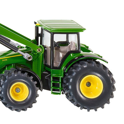 Siku traktor m frontlæsser - John Deere str 1:50