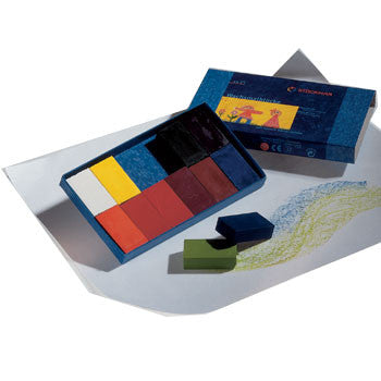 Stockmar bivoksfarver, blokke - 12 stk