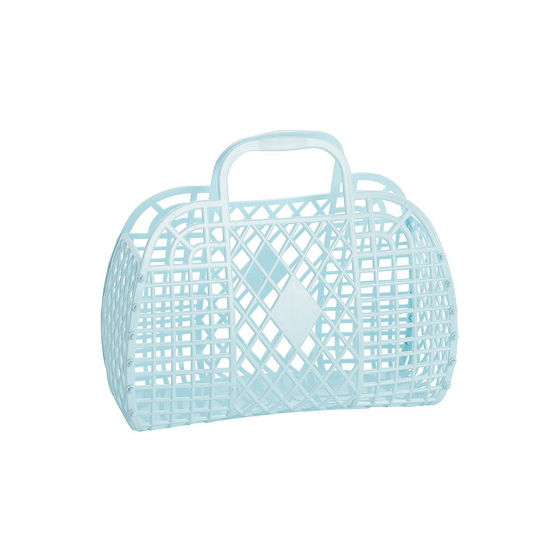 Sun Jellies Retro basket, small - Blå