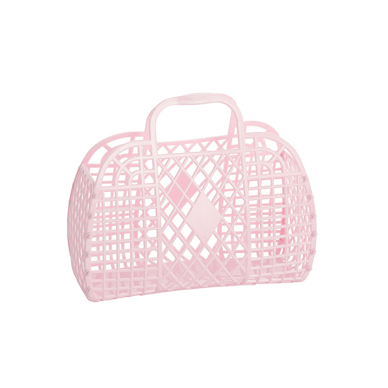 Sun Jellies Retro-korg, liten - Rosa