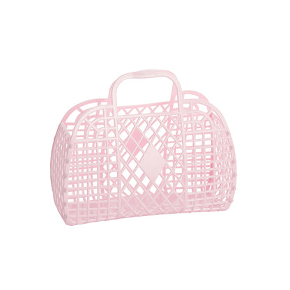 Sun Jellies Retro-korg, liten - Rosa