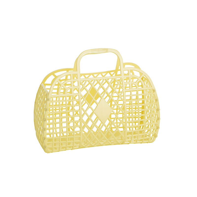 Sun Jellies Retro korg, liten - Gul