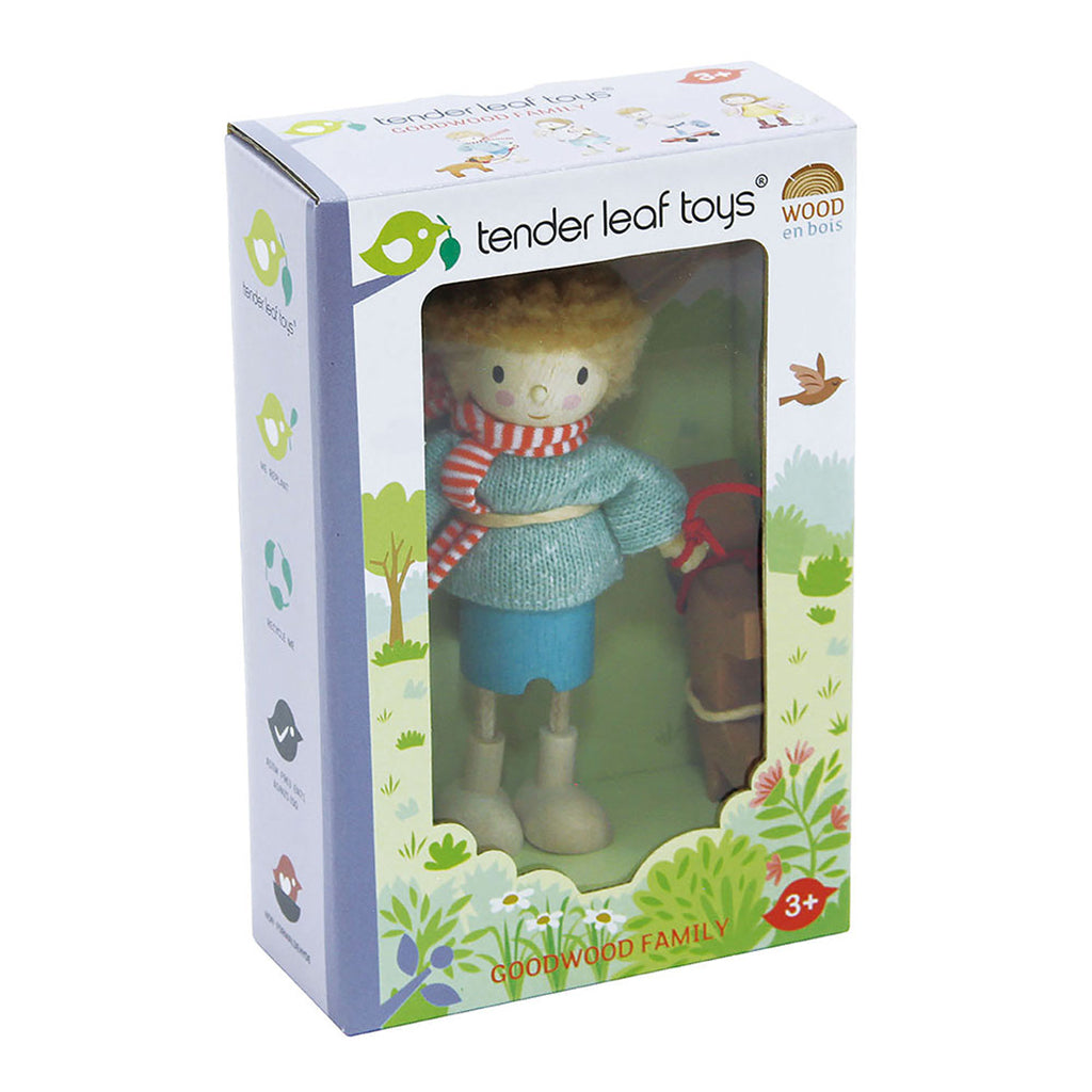 Tender Leaf, Dockhusfigurer - Herr Goodwood och hund