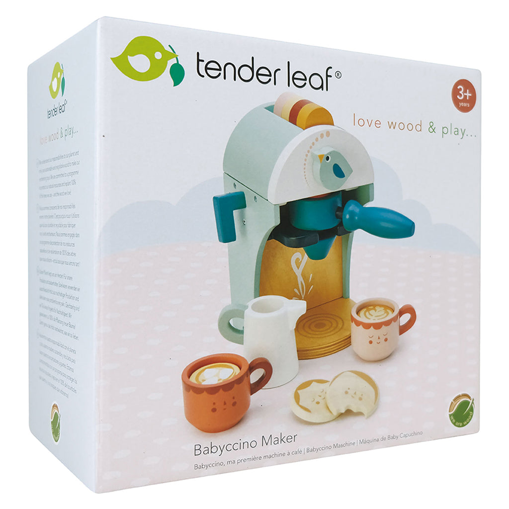 Tender Leaf, Leksaksmat i trä - Cappuccino-maskin