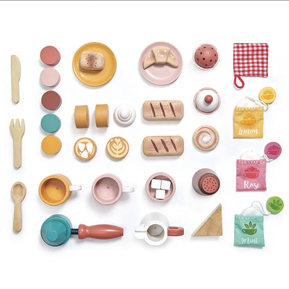 Tender Leaf, Träleksaksmat - Cafésats