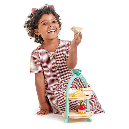 Tender Leaf, Trämatsleksak, Snacksställ - Birdie