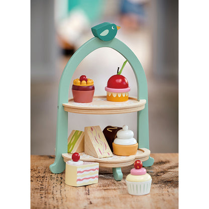 Tender Leaf, Trämatsleksak, Snacksställ - Birdie