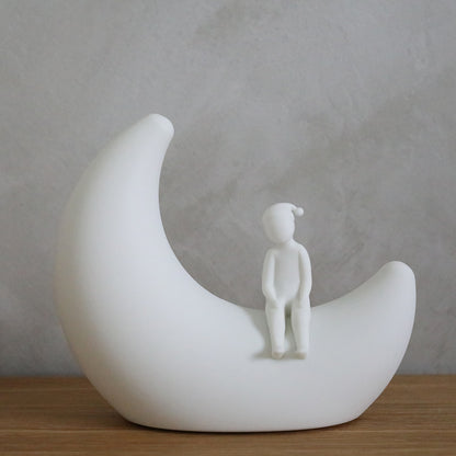 Cam Cam nattlampa, Moon light - Off-white