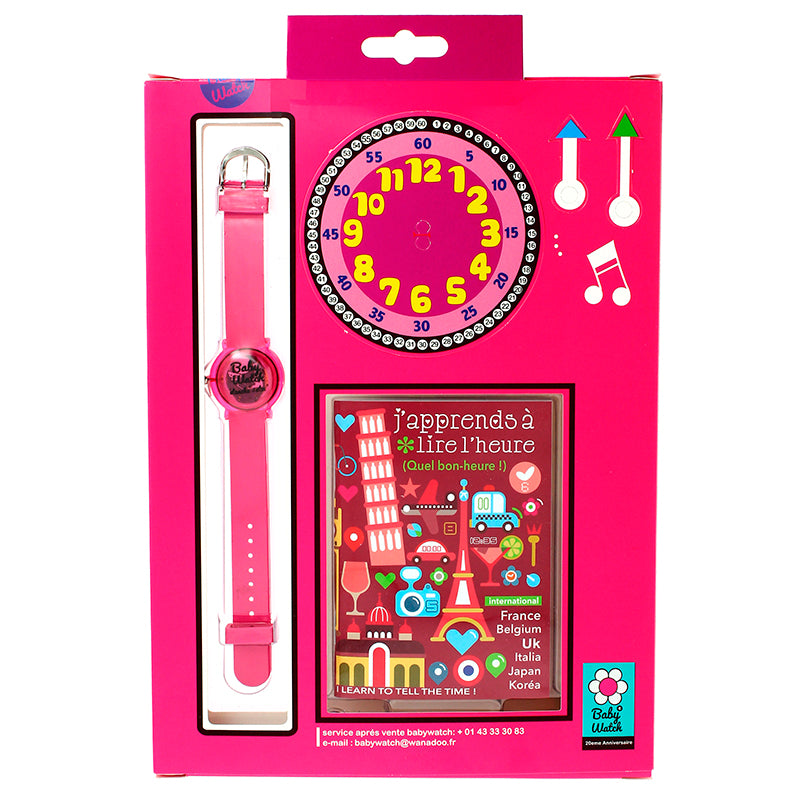 Babywatch barnklocka, Dance - undervisningsklocka för 6-9 år