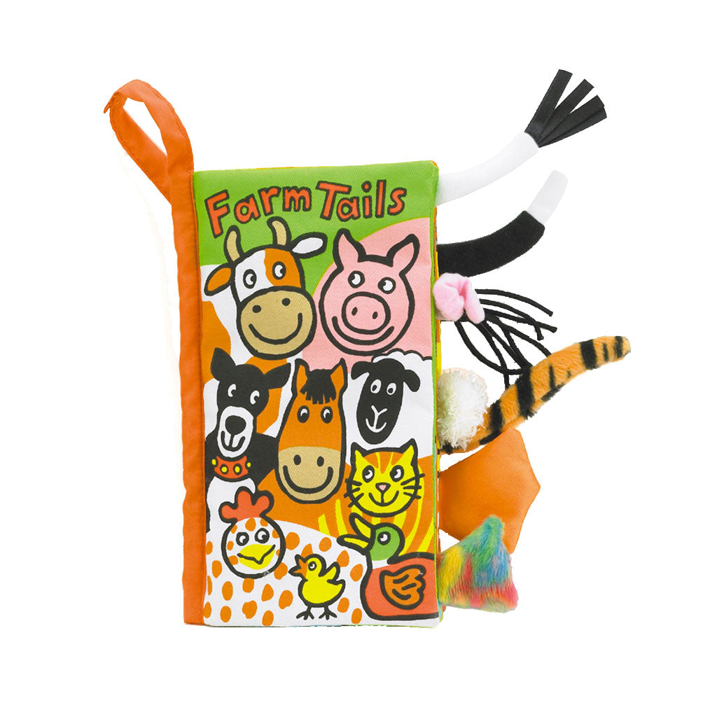 Jellycat aktivitetsbog, halebog - bondegård