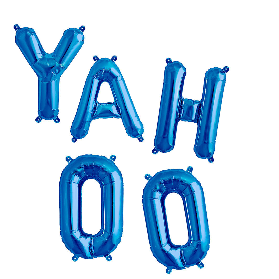 Northstar Balloons, folieballong blå bokstav - minus Æ, Ø, Å