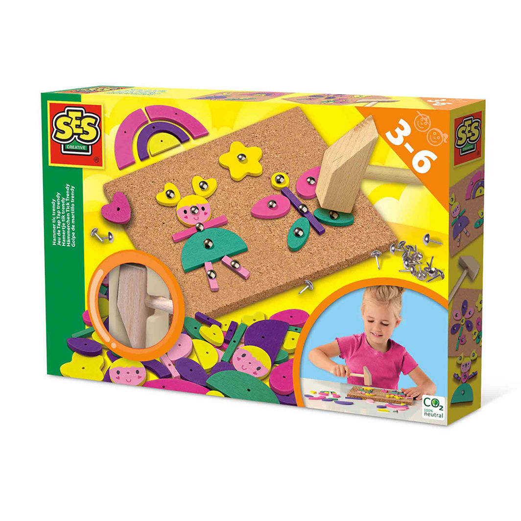 SES Creative Hammer- och spikset, Trendy