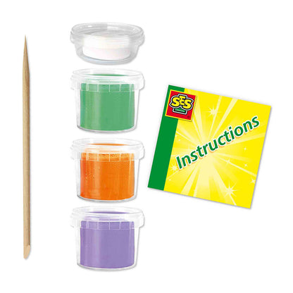 SES Creative Modellera, FunDo dinosaurier 3x90g 1x40g